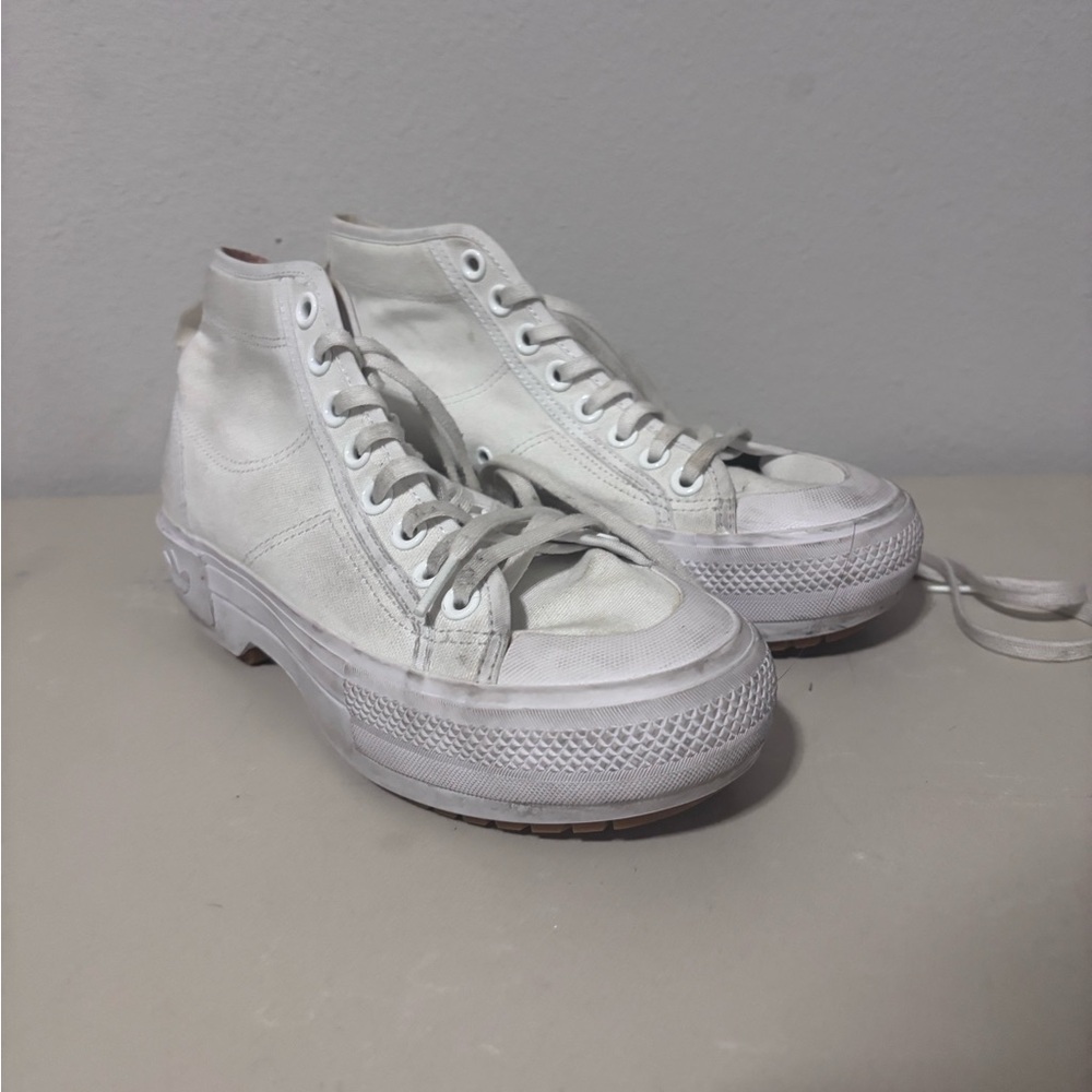 adidas Women's White High-Top Sneakers